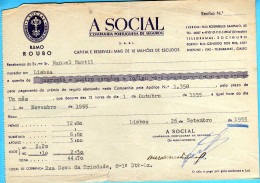 COMPANHIA DE SEGUROS A SOCIAL - Briefe U. Dokumente