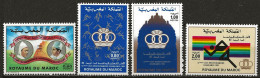 MAROC: **, N° YT 949 + 950 à 952, TB - Marocco (1956-...)