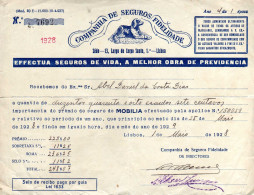 COMPANHIA DE SEGUROS FIDELIDADE-MOBILIA - Lettres & Documents