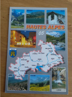 05 - HAUTES -ALPES- Carte Géographique - Mapas