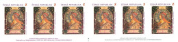 ** Booklet 635 A Czech Republic Alfons Mucha Zodiac Signs 2010 Pink Logo - Astronomie