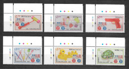 Hong Kong 2016 Toys 1940-60's, Complete Set Of Corner Marginals MNH (H481) - Unused Stamps