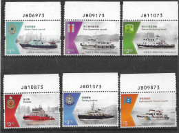 Hong Kong 2015 Government Vessels, Complete Set Of Marginals MNH (H483) - Ongebruikt