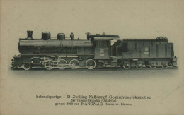 Schmalspurige 1 D - Zwilling Nassdampf-Güterzuglokomotive Für Tanganjikabahn (Ostafrika) - Hanomag - Eisenbahnen