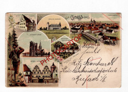 1896-GRUSS Aus ROUFFACH-Rufach-68-Pionniere-CARTE LITHOGRAPHIQUE - Rouffach