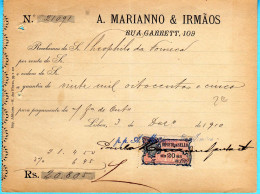 A.MARIANNO& IRMÃOS - Cartas & Documentos