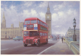 Postcard - Art - M Jeffries - Routemaster And Big Ben - Card No. 084 - VG - Sin Clasificación