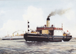 Postcard - Art - Ian H Boyd - T.S.S. Mimie (Built 1927) - Card No. FA-004, C13974X - VG - Unclassified