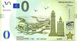 0-Euro MEMO EAAA 176/1 KAP ARKONA RÜGEN LEUCHTTURM - Essais Privés / Non-officiels