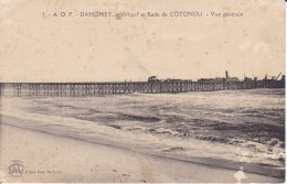 AFRIQUE - DAHOMEY - Warf Et Rade De COTONOU - Vue Générale - Dahomey