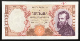 10000 LIRE MICHELANGEO BUONARROTI 14 01 1964 N.C. Bb+ Scritta LOTTO 380 - 10000 Lire