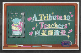 Hong Kong 2016 Teachers Day, Minisheet MNH (H492) - Unused Stamps