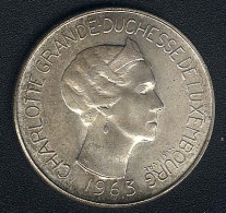 Luxemburg, 100 Francs 1963, Silber, UNC - Luxembourg