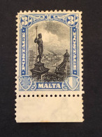 MALTA  SG 170   3s  Black And Blue MNH** - Malte (...-1964)