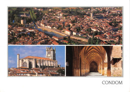 CONDOM Vue Generale De La Ville La Cathedrale Le Cloitre 12(scan Recto-verso) MA708 - Condom