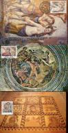 X0057 Cyprus,15 Maximum 1991 The Famous Ancient Mosaic Of Paphos,mythology,archeology - Archéologie