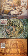 X0057 Cyprus,15 Maximum 1991 The Famous Ancient Mosaic Of Paphos,mythology,archeology - Archäologie