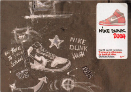 Basket Nike 40(scan Recto-verso) MA735 - Werbepostkarten