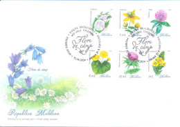 2024. Moldova,  Flora Of Moldova, Wild Flowers, FDC, Mint/** - Moldawien (Moldau)