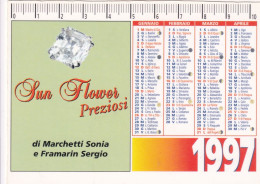 Calendarietto - Sun Flower Prezioni - Torino - Anno 1997 - Tamaño Pequeño : 1991-00