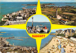 ROSCOFF Le Port L Embarcadere L Ile De Batz Et La Plage De Roc H Kroum 22(scan Recto-verso) MA764 - Roscoff