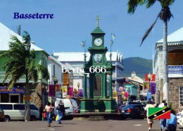 Saint Kitts Basseterre Berkeley Memorial Clock Tower New Postcard - Saint Kitts En Nevis