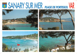 SANARY SUR MER La Plage De POrtissol 15(scan Recto-verso) MA791 - Sanary-sur-Mer