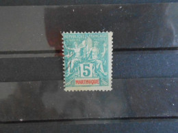 MARTINIQUE YT 34 - TYPE DUBOIS 5c. Vert - Used Stamps