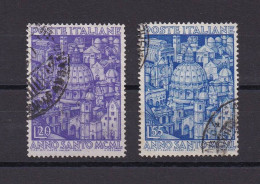 ITALIE 1950 TIMBRE N°558/59 OBLITERE ANNEE SAINTE - 1946-60: Oblitérés