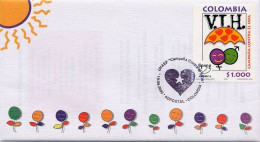 Lote 2162F, Colombia, 2000, SPD-FDC, Upaep, VIH, Sida - Colombia