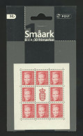 DANEMARK 2001 Feuillet De 8 Timbres Du   N° 1243 ** Neufs MNH  Superbes Reine Margrethe II Smaark 8x 4,00 Frimaerker - Unused Stamps
