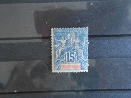 MARTINIQUE YT 36 - TYPE DUBOIS 15c. Bleu* - Unused Stamps
