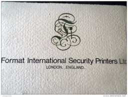 Stamps LOT Procede D'imprimer England Security Printer - Verzamelingen