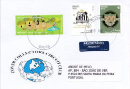 From Bresil To Portugal - 2012 (Football) - Cartas & Documentos