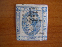 Italie  N° 11 O Filet Touché Second Choix - Used