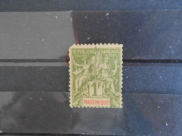 MARTINIQUE YT 43 - TYPE DUBOIS 1f. Olive - Used Stamps