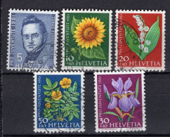 T2969 - SUISSE SWITZERLAND Yv N°684/88 Pro Juventute - Oblitérés