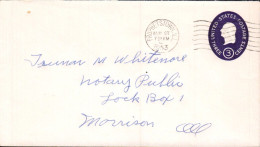 USA ETATS UNIS ENTIER LETTRE DE PROPHETSTOWN 1953 - Lettres & Documents