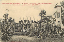 - Pays Div- Ref-EE815- Afrique - Dahomey - Sakété - Monument Henri Cait Et Leon Cadet Tués En 1905 - - Dahome