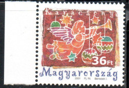 HUNGARY UNGHERIA MAGYAR 2001 CHRISTMAS NATALE NOEL WEIHNACHTEN NAVIDAD 36f MNH - Ongebruikt