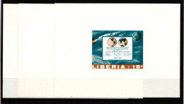 Liberia 725-727 Postfrisch Einzelblöcke / Raumfahrt #HP607 - Liberia
