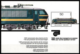 Belgien Block 55 Postfrisch #KP922 - Trains