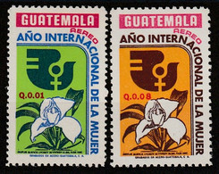 GUATEMALA - PA N°567/8 ** (1975) Année Internationale De La Femme - Guatemala