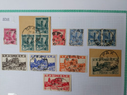 Tunisie Lot Timbre Oblitération Choisies Sfax Dont Fragment Voir Scan - Used Stamps