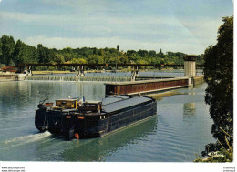 77 BOIS LE ROI Bords De Seine Belle PENICHE Nommée MUGUET VOIR DOS - Péniches