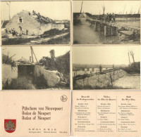 NIEUWPOORT (4Cartes) Redan Nieuport, NWOI Oorlodsoorden, ONIG Sites De Guerre-Nels CPA - Nieuwpoort