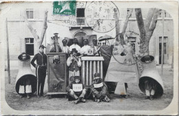 C. P. A. : 83 : Calvalcade Du Collège De LA SEYNE : Les Instruments De Chauffage, Timbre En 1924 - La Seyne-sur-Mer
