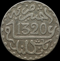 LaZooRo: Morocco 1/2 Dirham 1903 VF / XF - Silver - Morocco