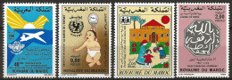 MAROC: **, N° YT 981 à 984, TB - Marocco (1956-...)