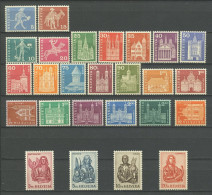 SUISSE 1960  N° 643/660F ** Neufs MNH Luxe C 90 € Série Courante Messager De Fribourg Chevaux Saint Jean Oiseau Aigle - Unused Stamps
